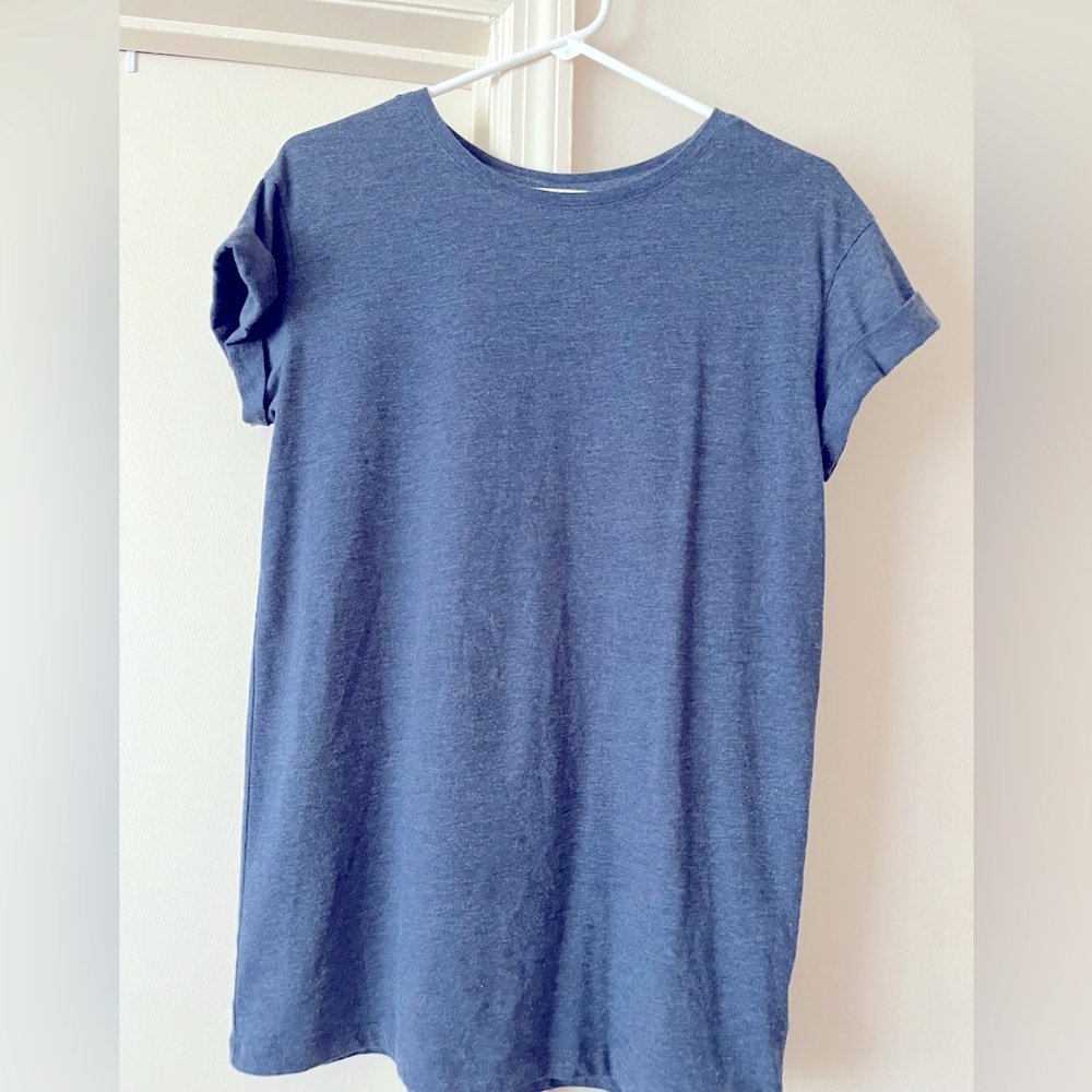 Blue tshirt dress
